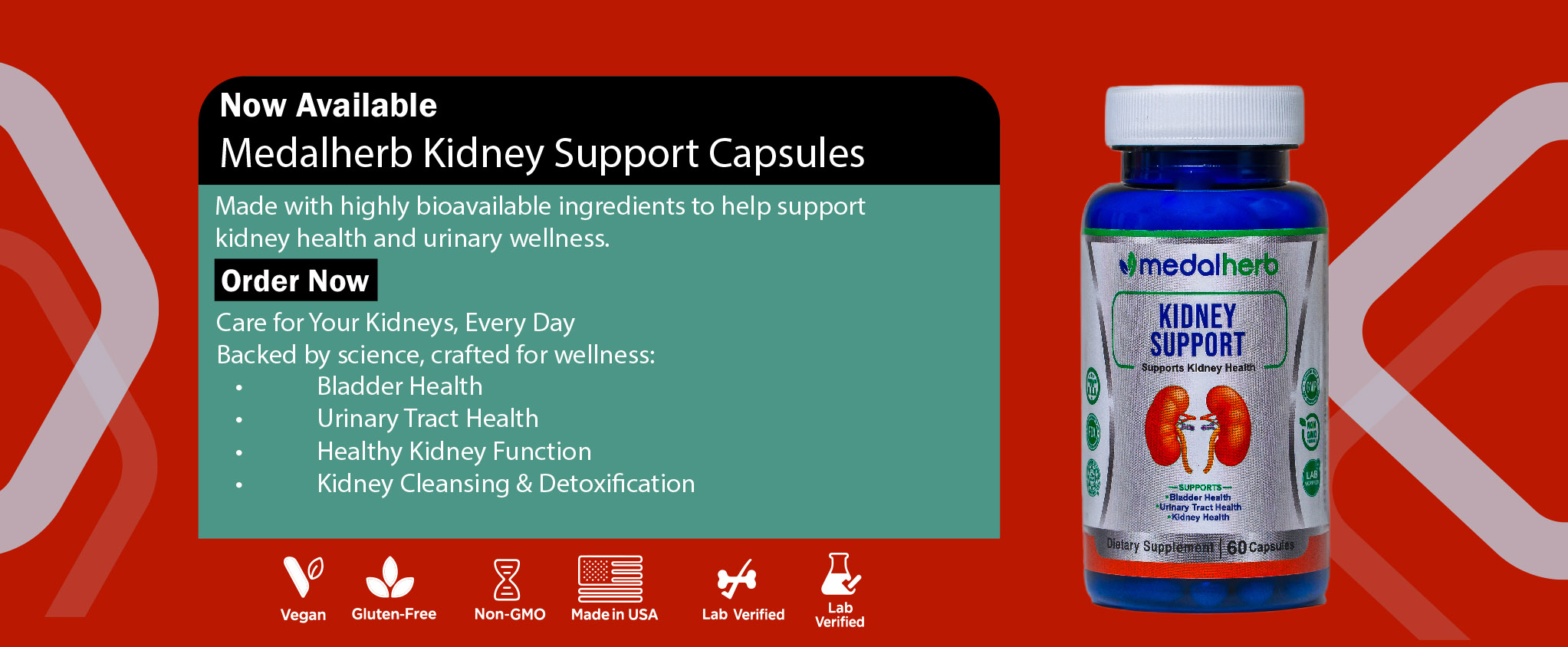 Medalherb Kidney Support Capsules Cover